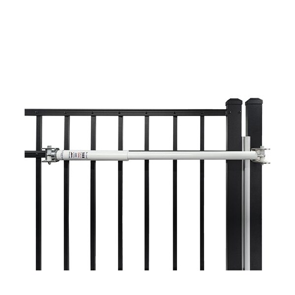Adjustable Hydraulic Gate Closer For Gates 150-250 lbs White